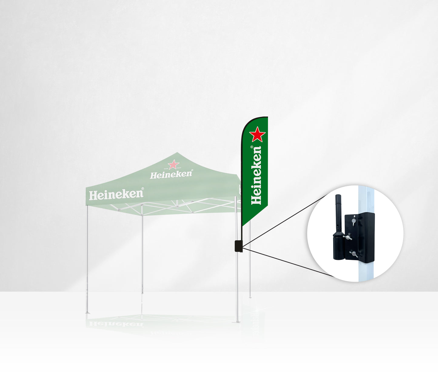 8’ Medium Tent Banner Kits w/ Double Sided