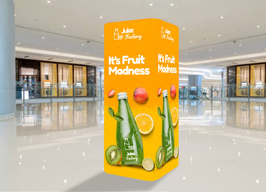 Pop Up Tower Display 4'x10'