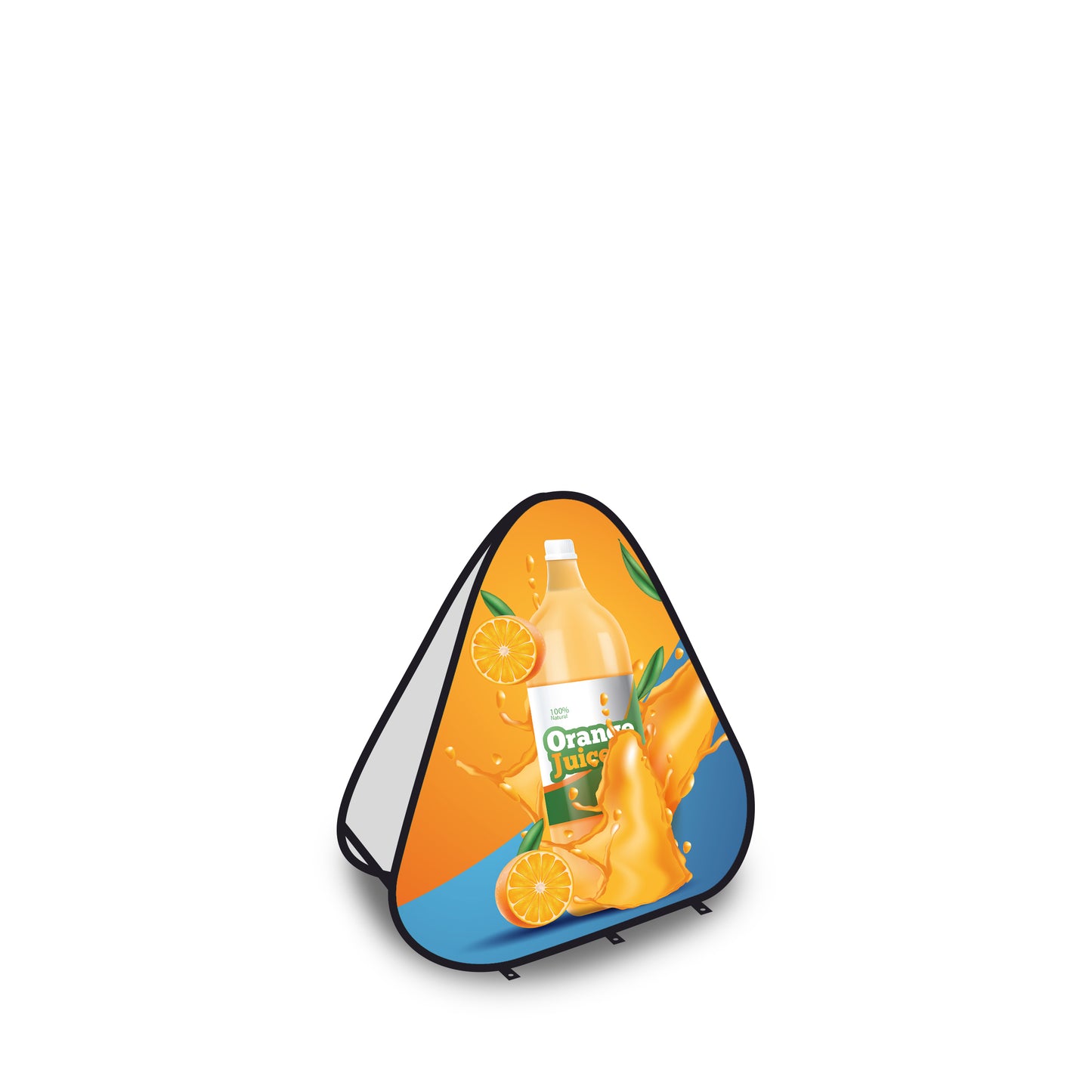 Pop Up Banner - Triangle 59” W x 59”H (2 sided)