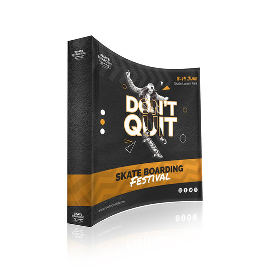 Curved Hassle Free Backdrop Display