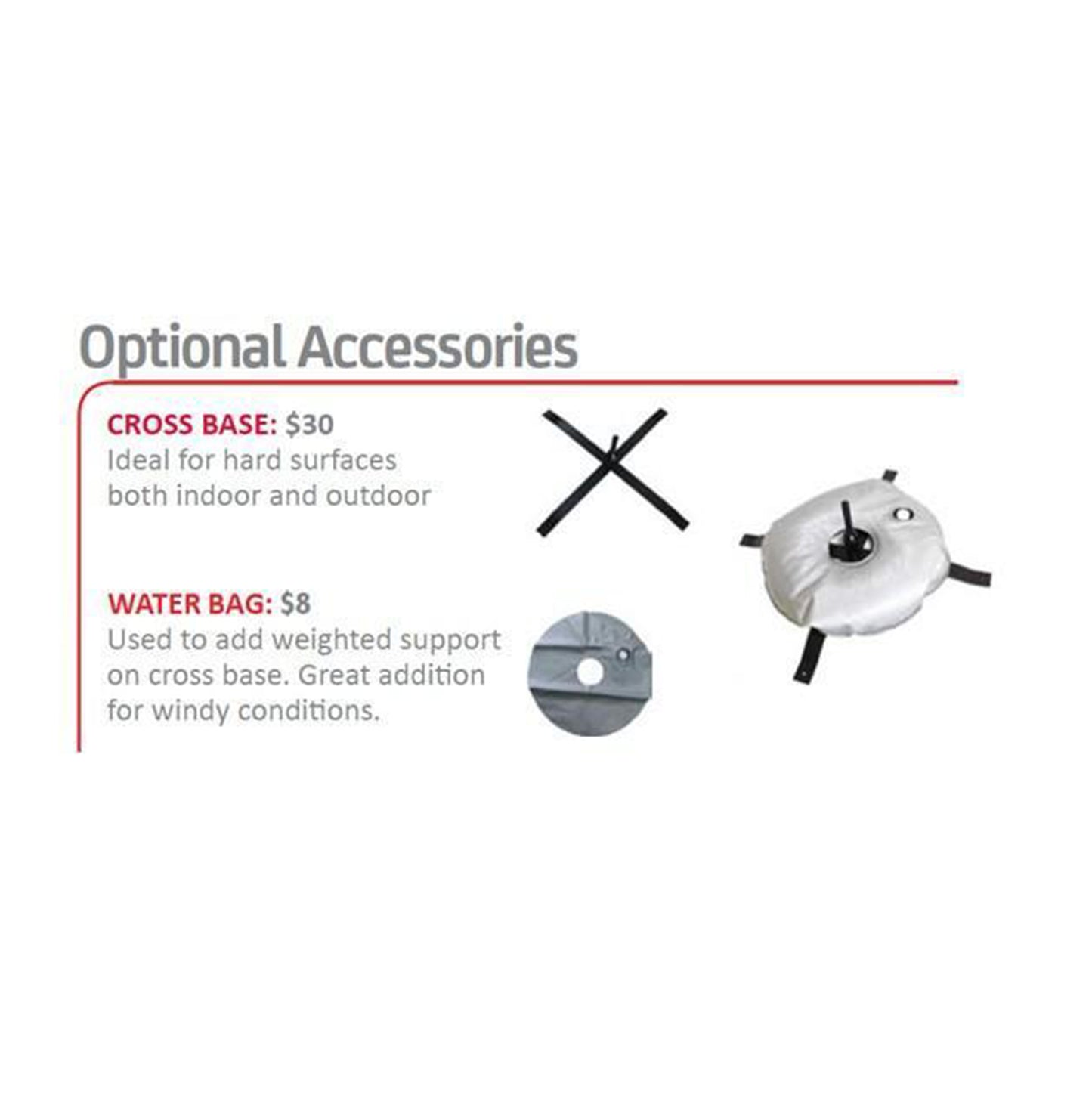 8' Feathered Flag Kit w/ Poles, Ground Stake and Carry Case