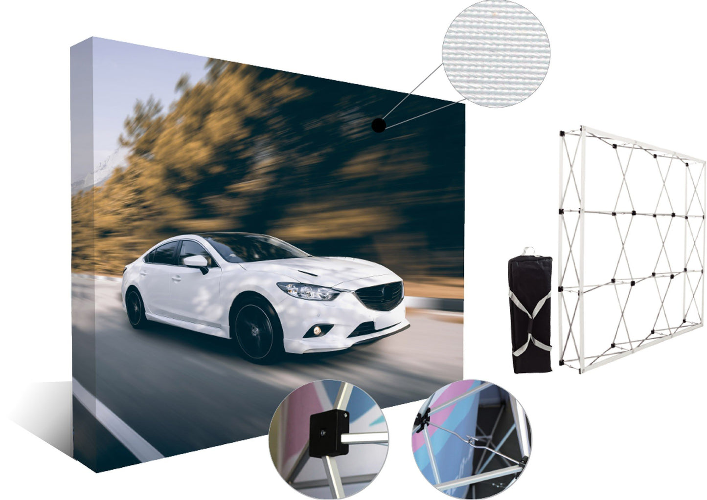 8x8 HassleFree™ Pop Up Backdrop Series