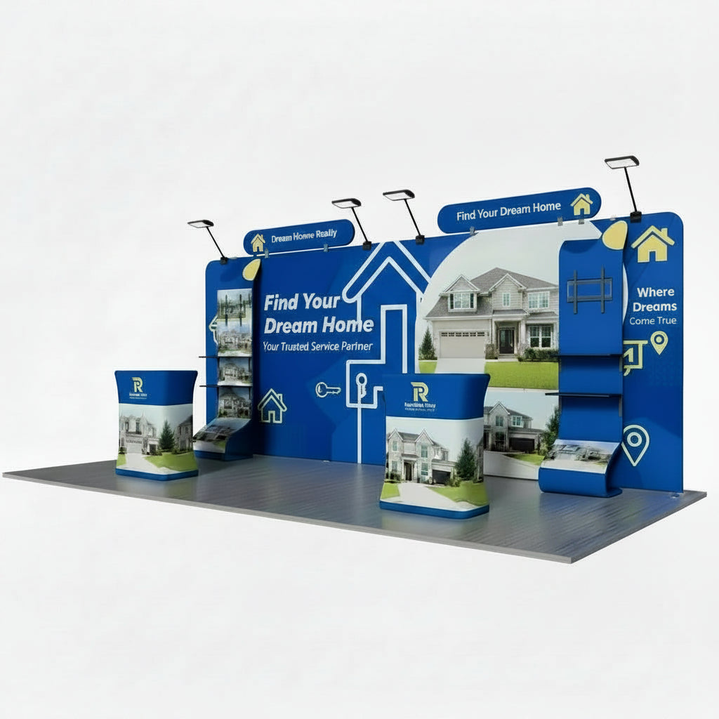10x20 ft Trade Show Display Kit - Version A3