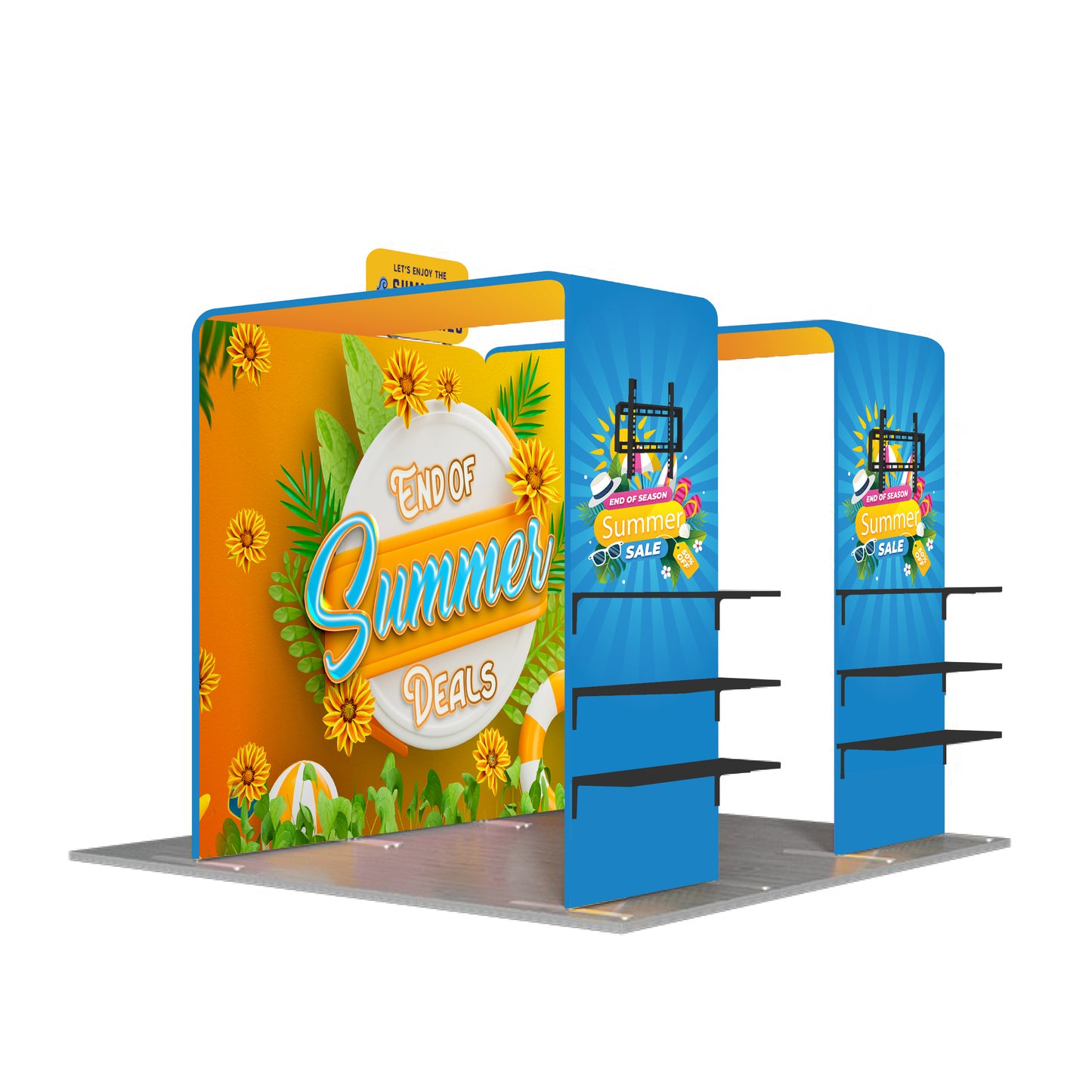 10x10ft Trade Show Display Kit - Version C1