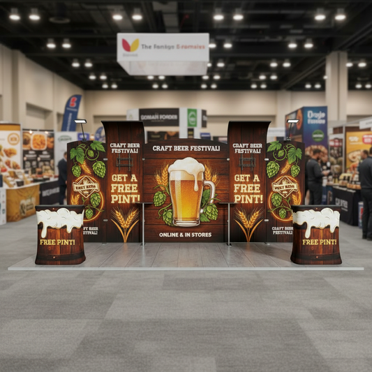 10x20 ft Trade Show Display Kit - Version C3