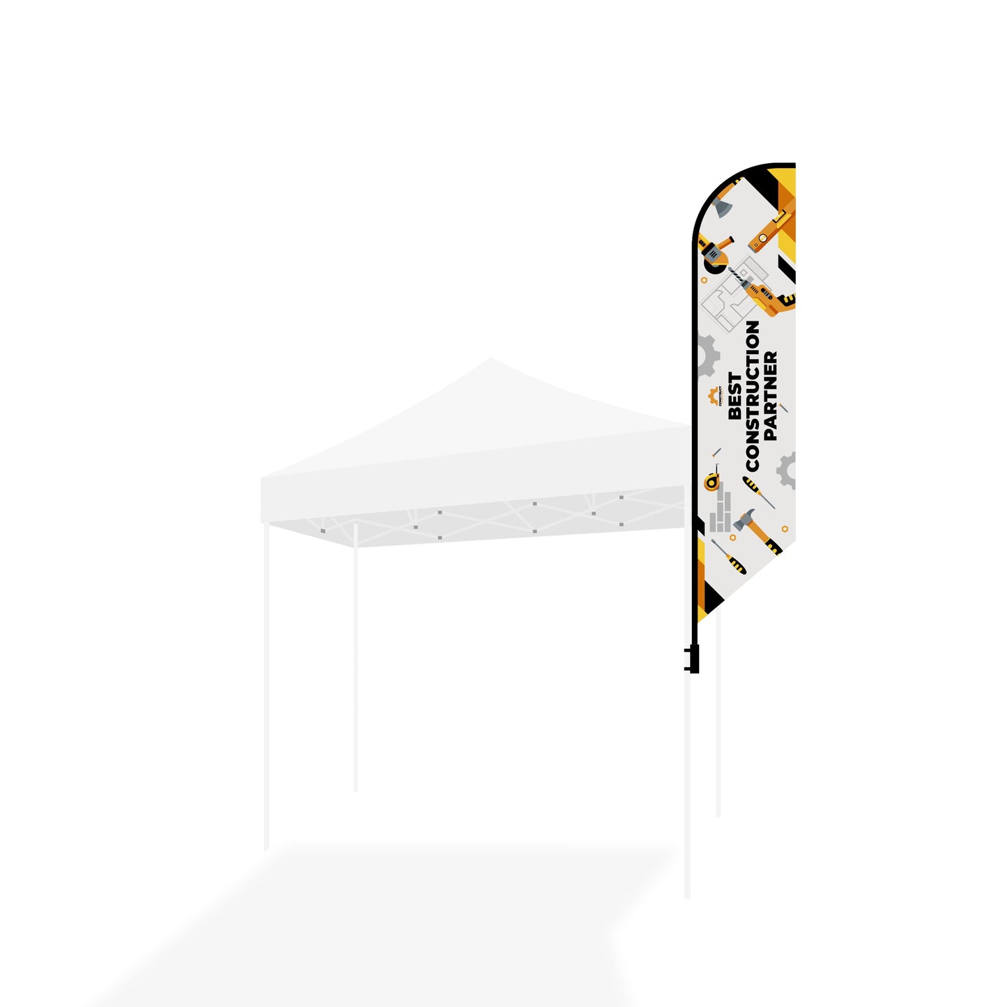 12’ Large Tent Banner Kit