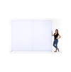 8’ STRAIGHT TENSION FABRIC DISPLAY SINGLE SIDED