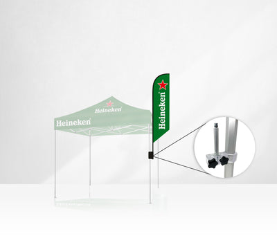 8’ Medium Tent Banner Kits w/ Double Sided