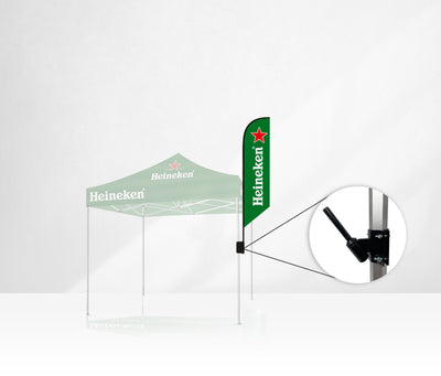 8’ Medium Tent Banner Kits w/ Double Sided