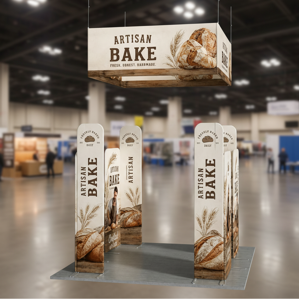 10x10ft Trade Show Display Kit - Version B4