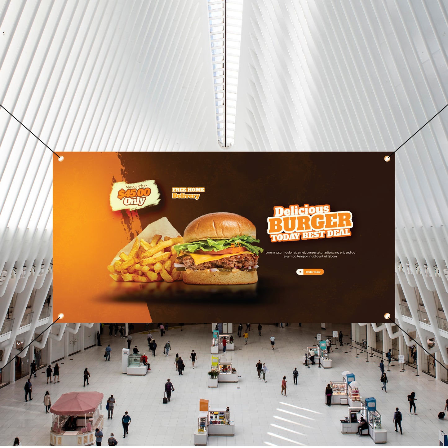 Dura-Poly Banners 2’ x 4’ Double-Sided