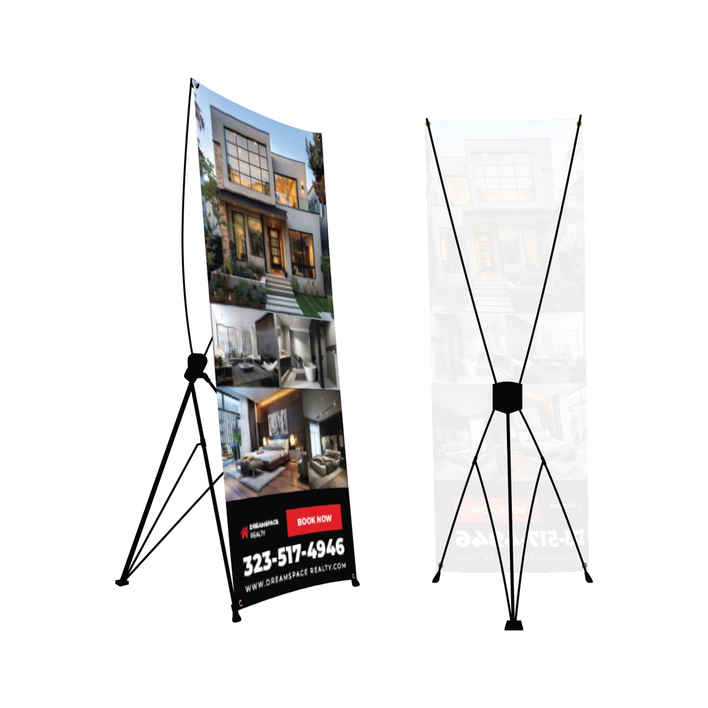 X-Shaped Banner Stand