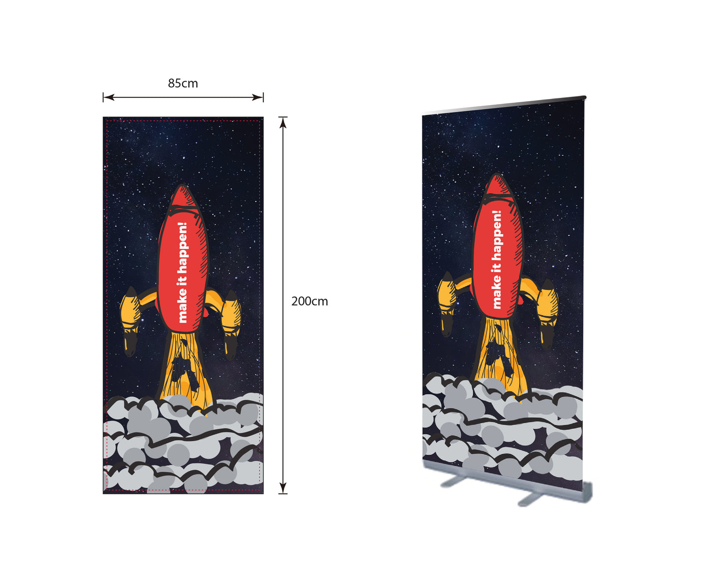 Quality Retractable (Roll Up) Banner Stand