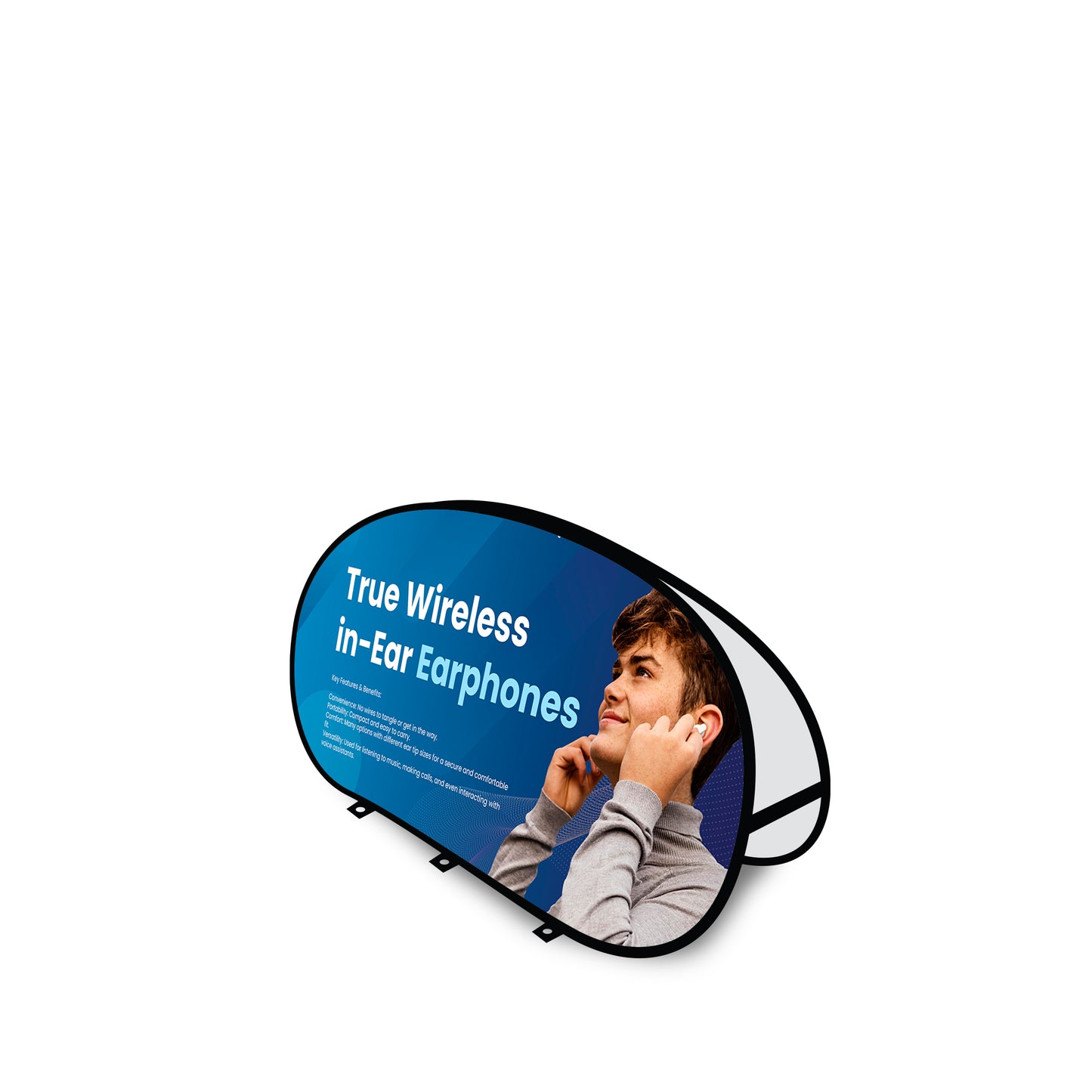 Pop Up Banner - Horizontal 47” W x 27.5”H (2 sided)