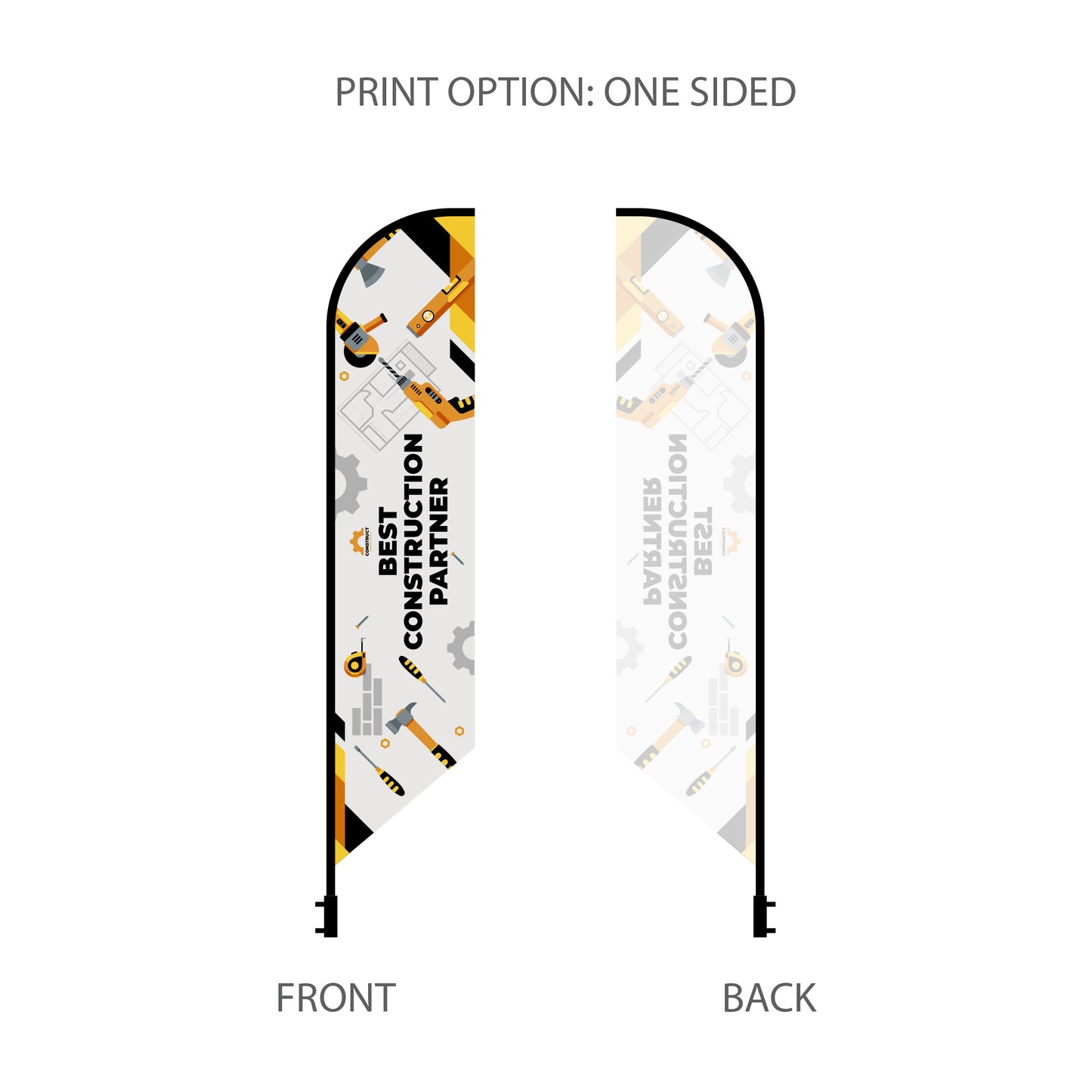 12’ Large Tent Banner Kit
