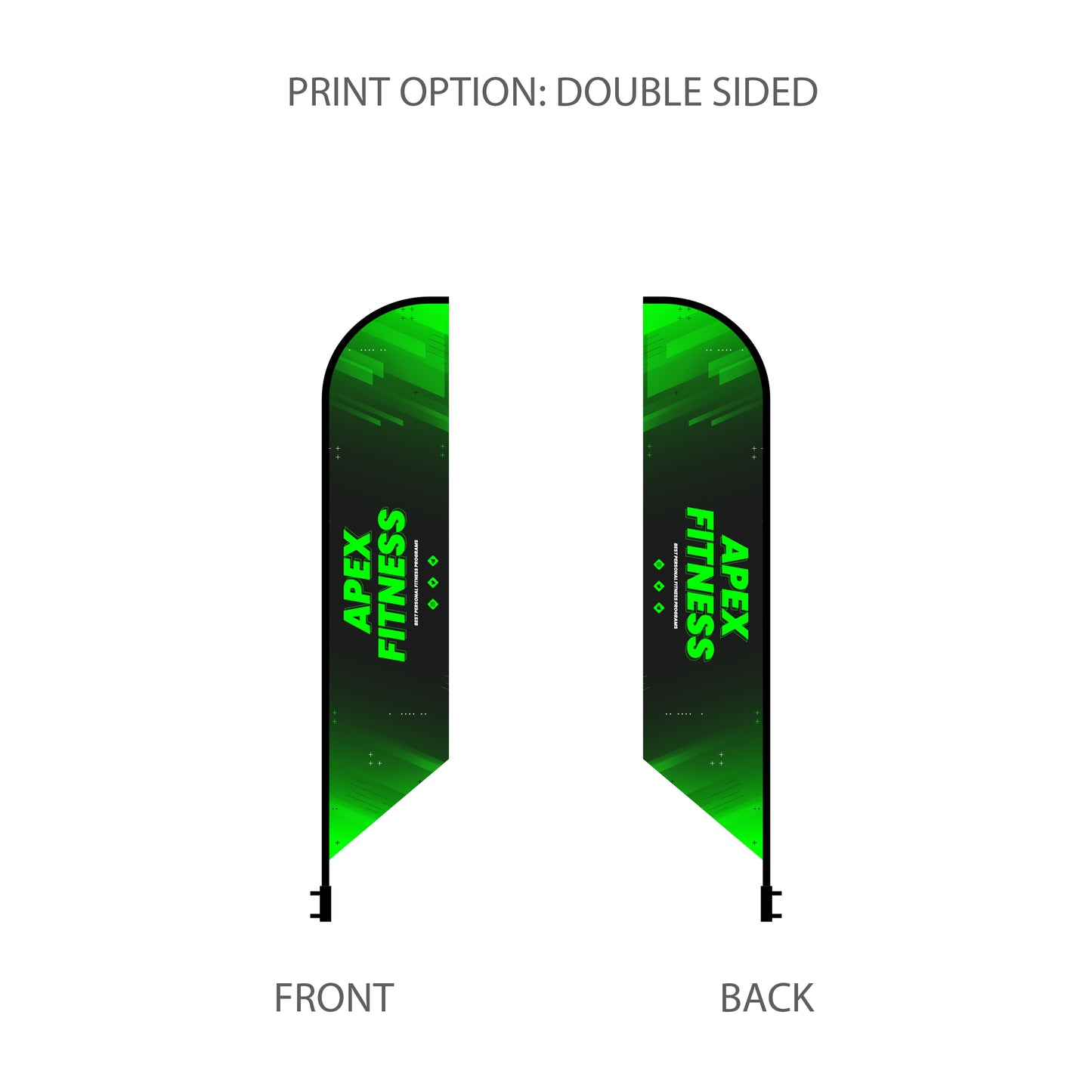 8’ Medium Tent Banner Kits w/ Double Sided