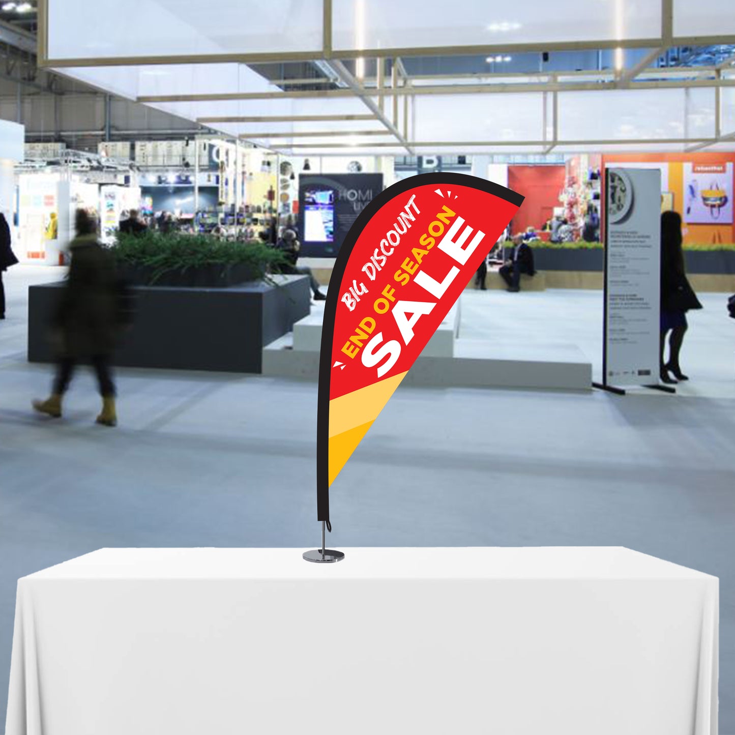 Teardrop Table Banner