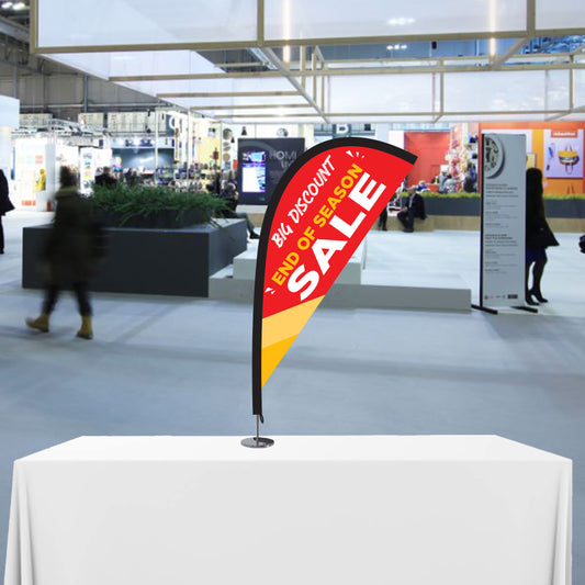 Teardrop Table Banner