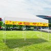 10x20 TENT VALANCE BANNER (Double Sided)