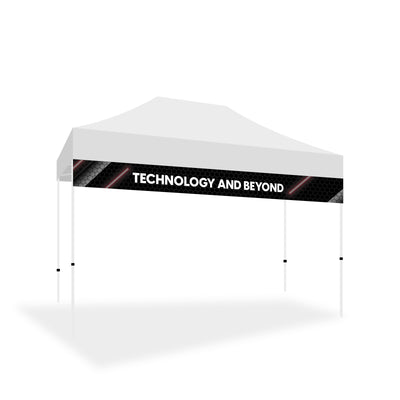 10x15 TENT VALANCE BANNER (Single Sided)