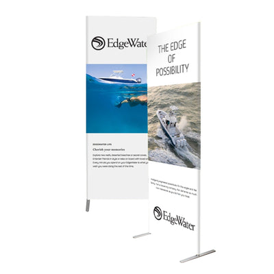 30x80 Tension Fabric Banner Stand