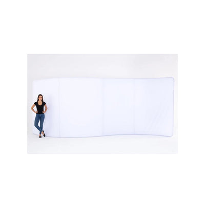 20' S-Shaped Tension Fabric Backdrop Display