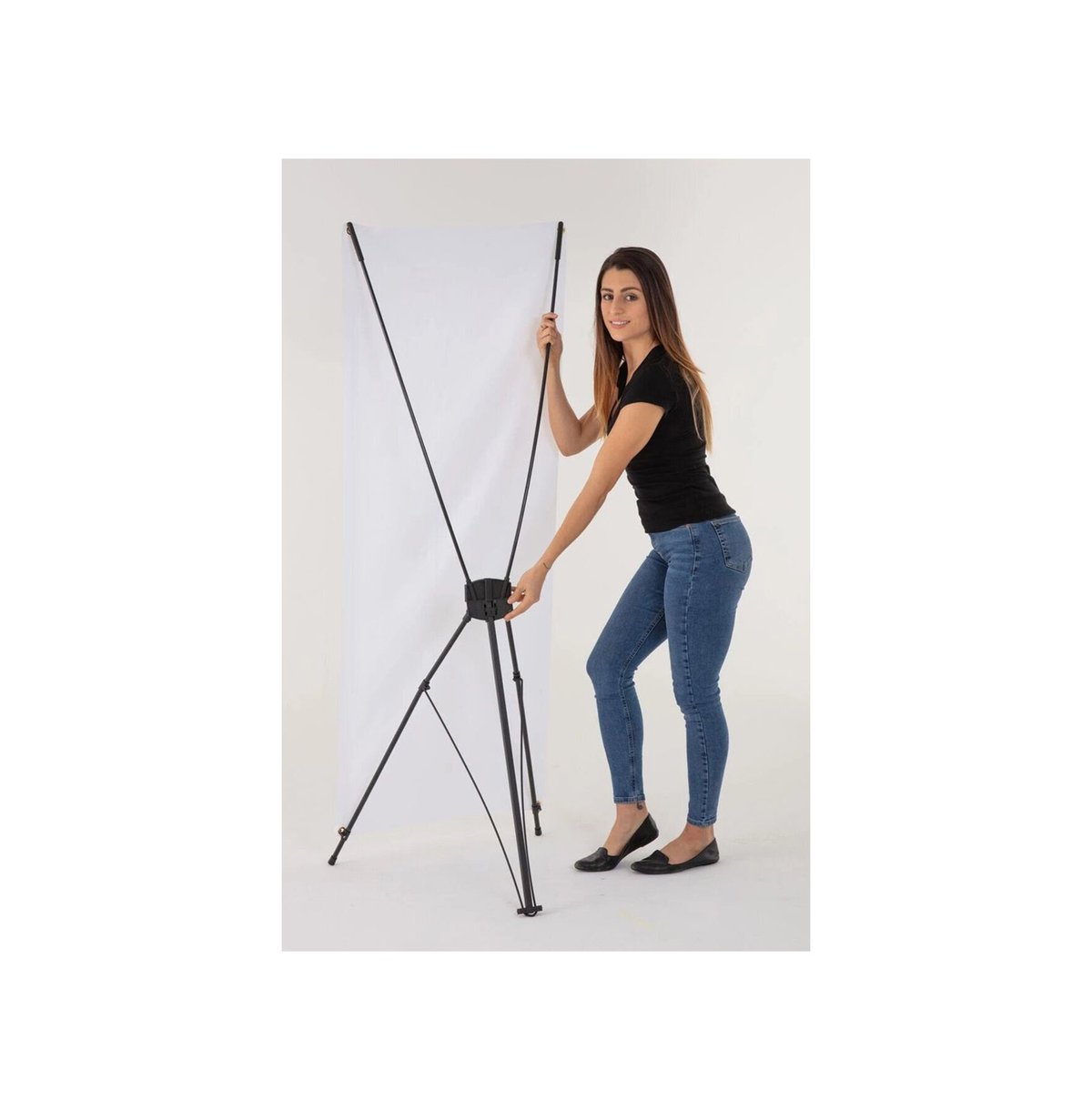 23” x 63” X-Banner Stands
