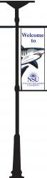 Street Pole Single Sided Replacement Banner 24" x 72"